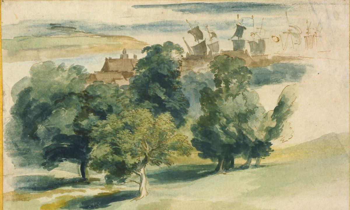 Un paysage anglais - Antoine van Dyck