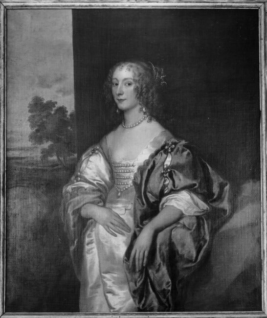 Portrait de Mary Blacknall (1616-1650), épouse de Sir Ralph Verney - Antoine van Dyck