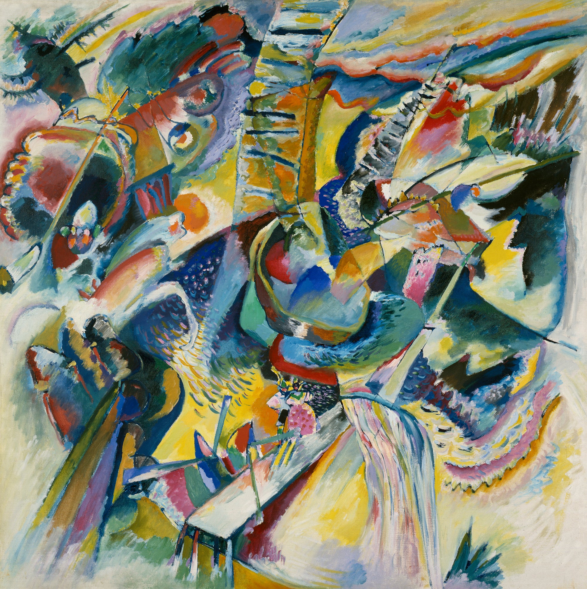 Reproduction du tableau « Gorge (Improvisation) - Vassily Kandinsky » par Alpha Reproduction en peinture à l’huile