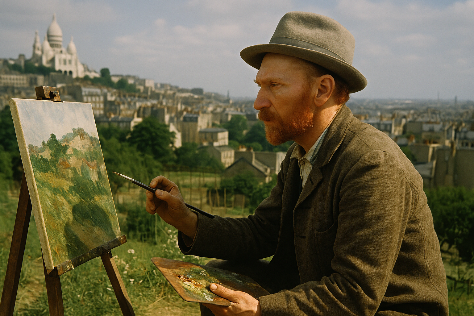 Van Gogh à Paris peignant (1886–1888