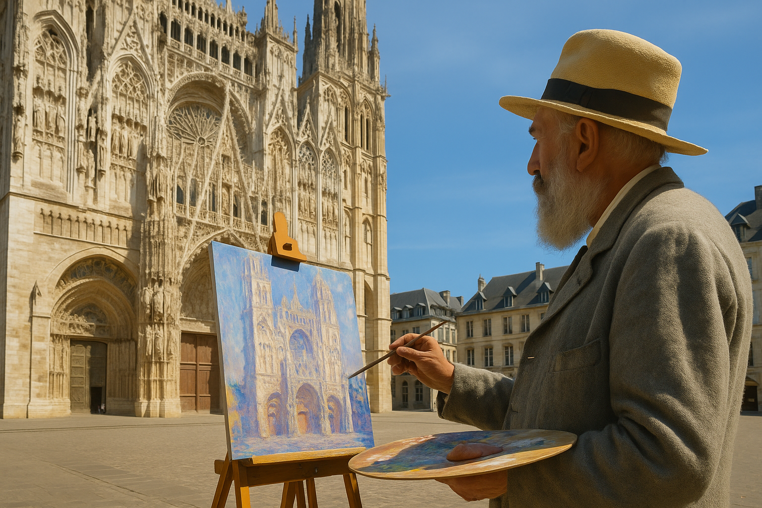Claude Monet Rouen Katedrali: Işık Taşı Nasıl Oyuyor