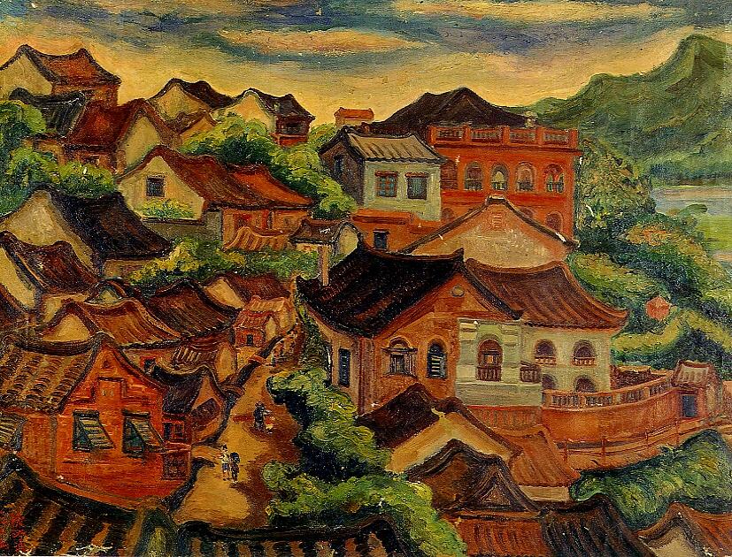 Tamsui, Chen Cheng-po, huile sur toile