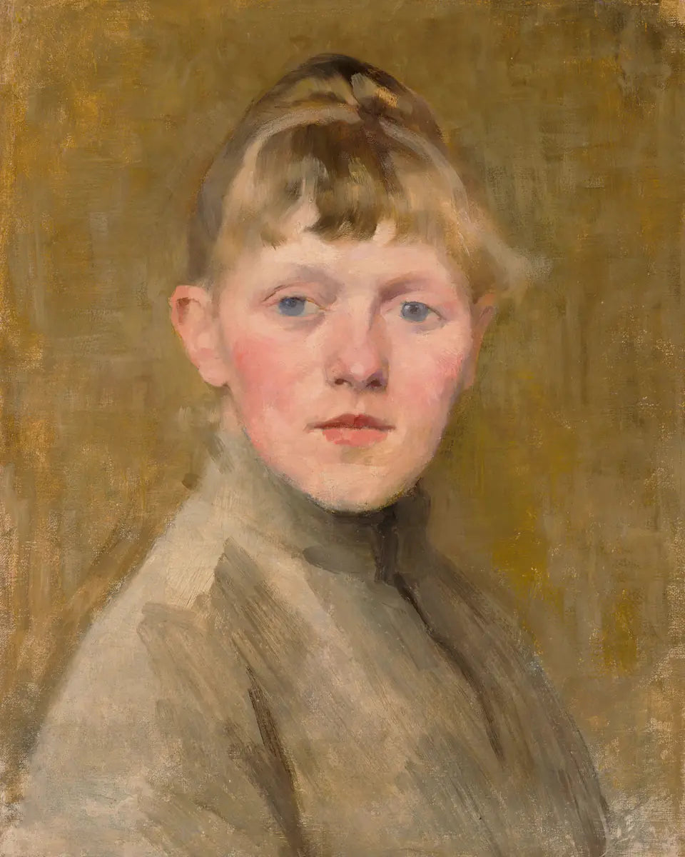 Autoportrait, 1884–1885 — Helene Schjerfbeck