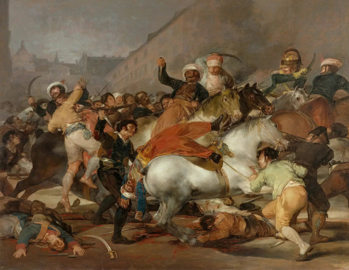 Le Dos de Mayo de Francisco Goya, peinture de soulèvement populaire