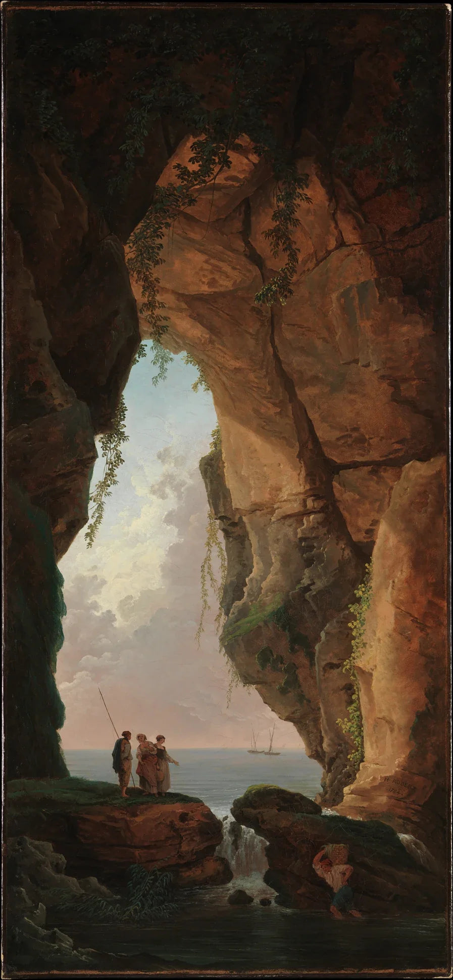 L'Entrée d'une grotte — Hubert Robert