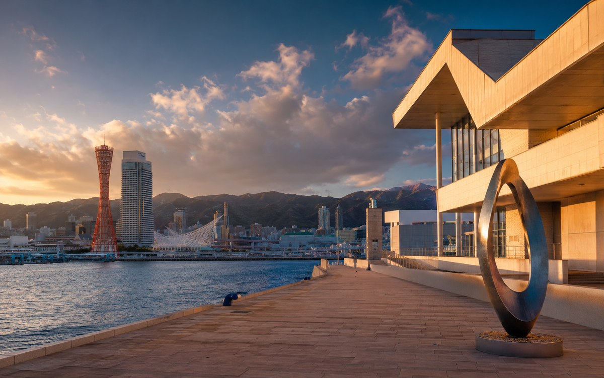 Kobe, ville d’art entre le port, l’architecture contemporaine et le mont Rokko