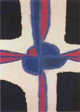 Sans titre (15-VII-69 #90) — Kim Whanki, 1969, huile sur toile