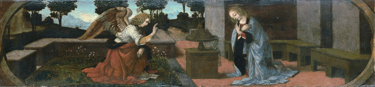 L’Annonciation de Léonard de Vinci, œuvre de jeunesse florentine