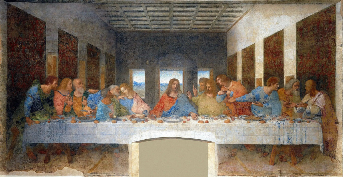 La Cène de Léonard de Vinci, exemple majeur de perspective linéaire