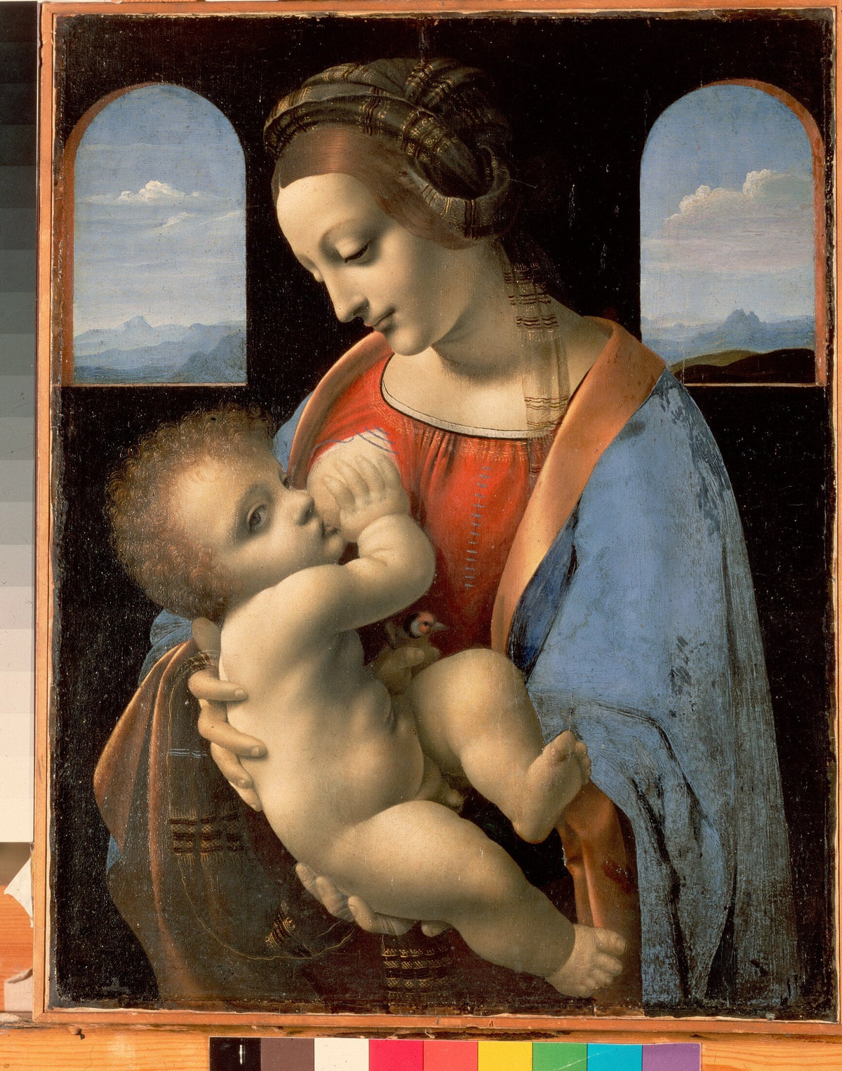 La Madone Litta, Vierge allaitant l’Enfant, musée de l’Ermitage