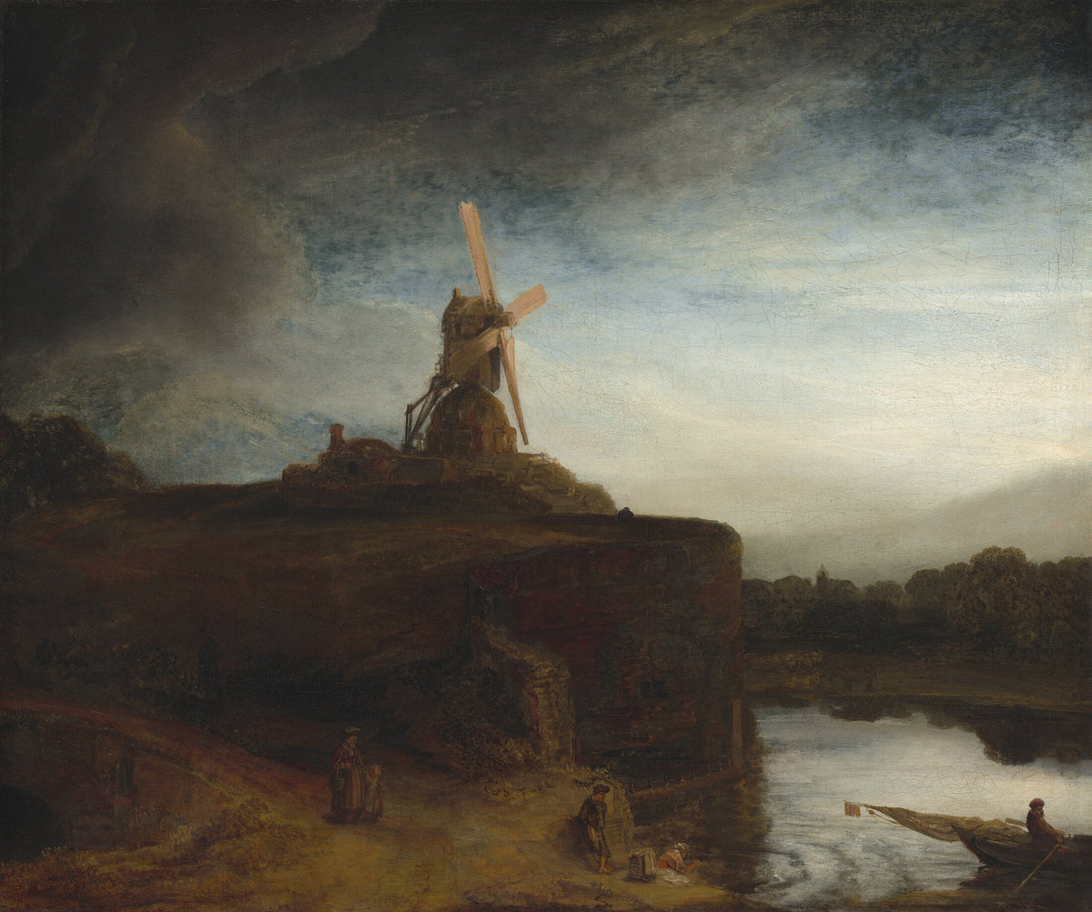 Le Moulin, grand paysage peint par Rembrandt vers 1645-1648