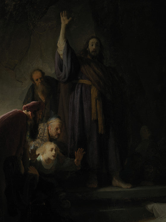 Rembrandt, La Résurrection de Lazare, vers 1630-1632
