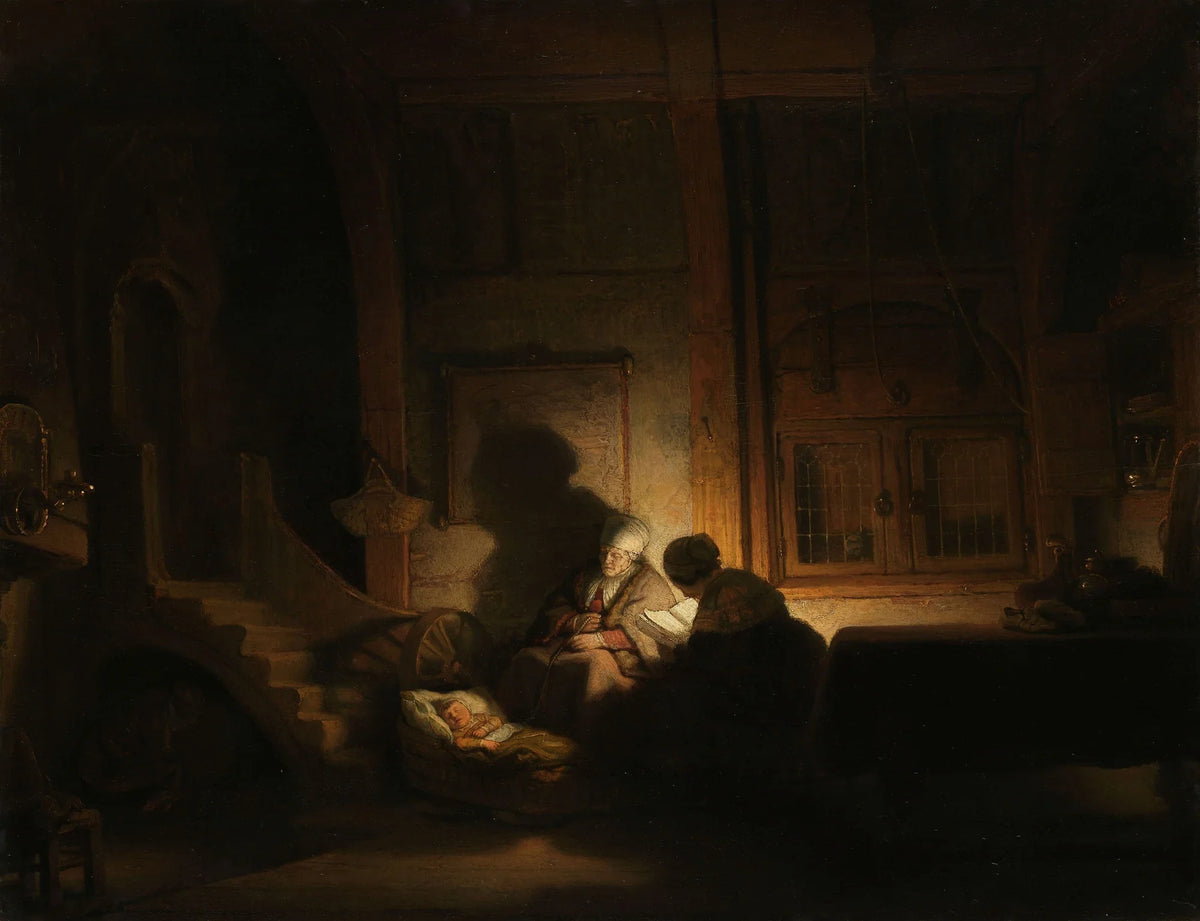 La Sainte Famille au soir, atelier de Rembrandt, vers 1642-1648, Rijksmuseum