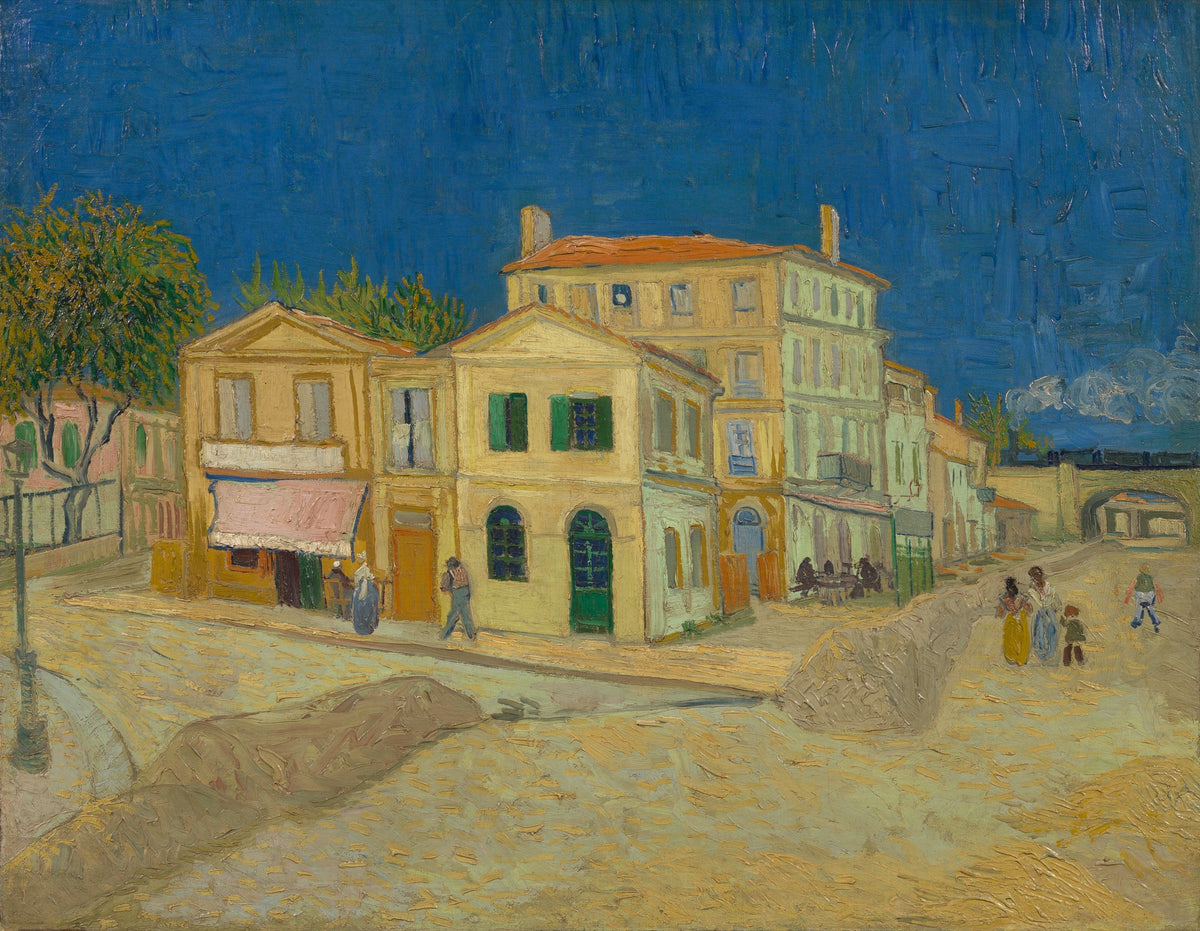 La Maison jaune de Vincent van Gogh à Arles, tableau peint en septembre 1888