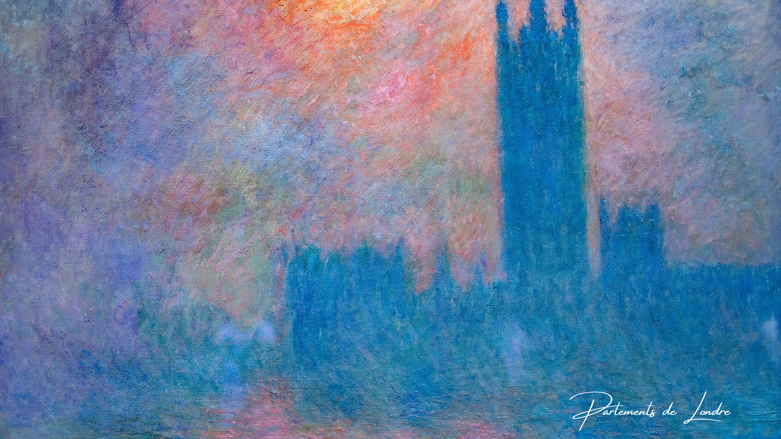 Reproductions de Tableaux de la Série des Parlements de Londres de Claude Monet