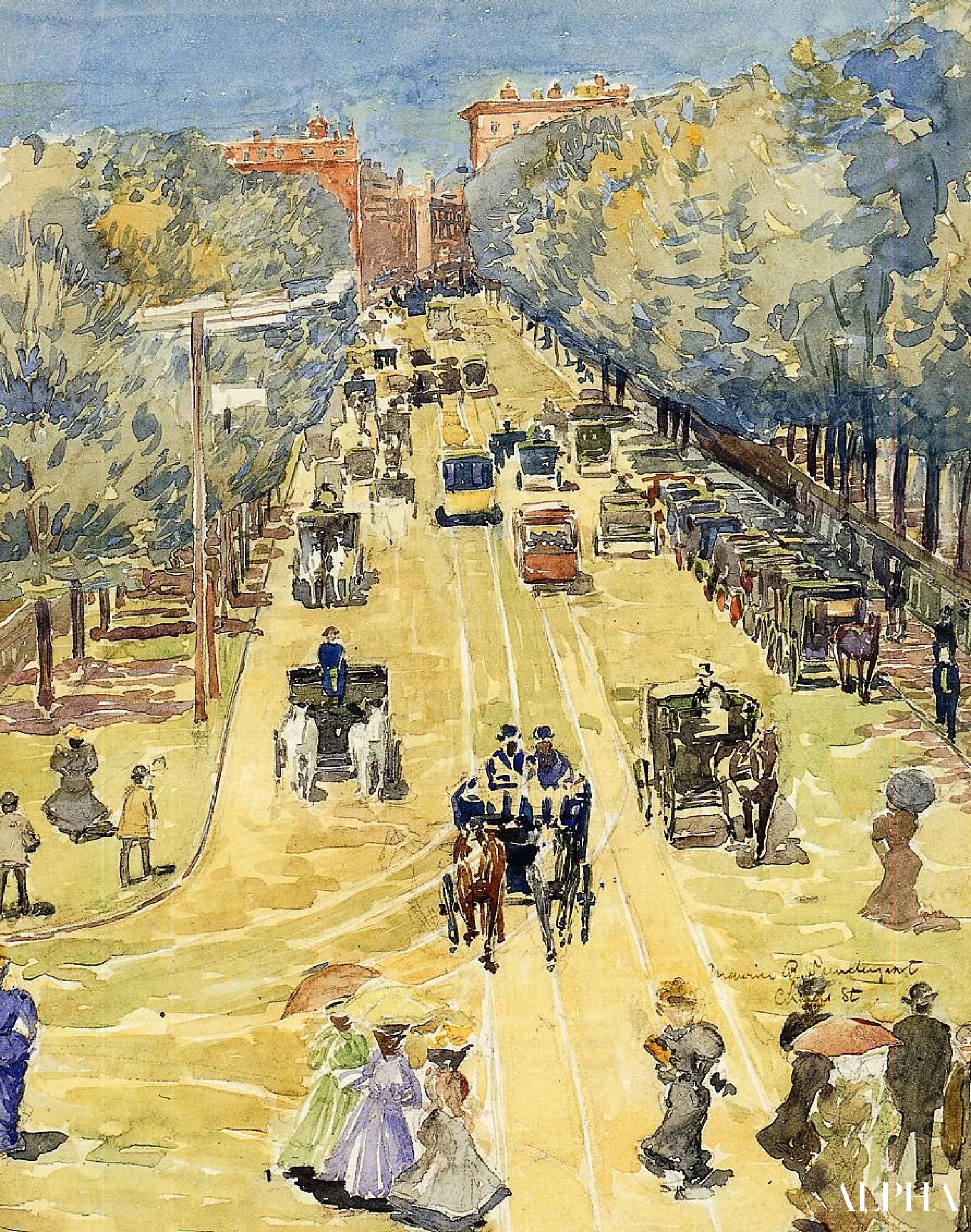 20 Maurice Prendergast'in Ünlü Tabloları