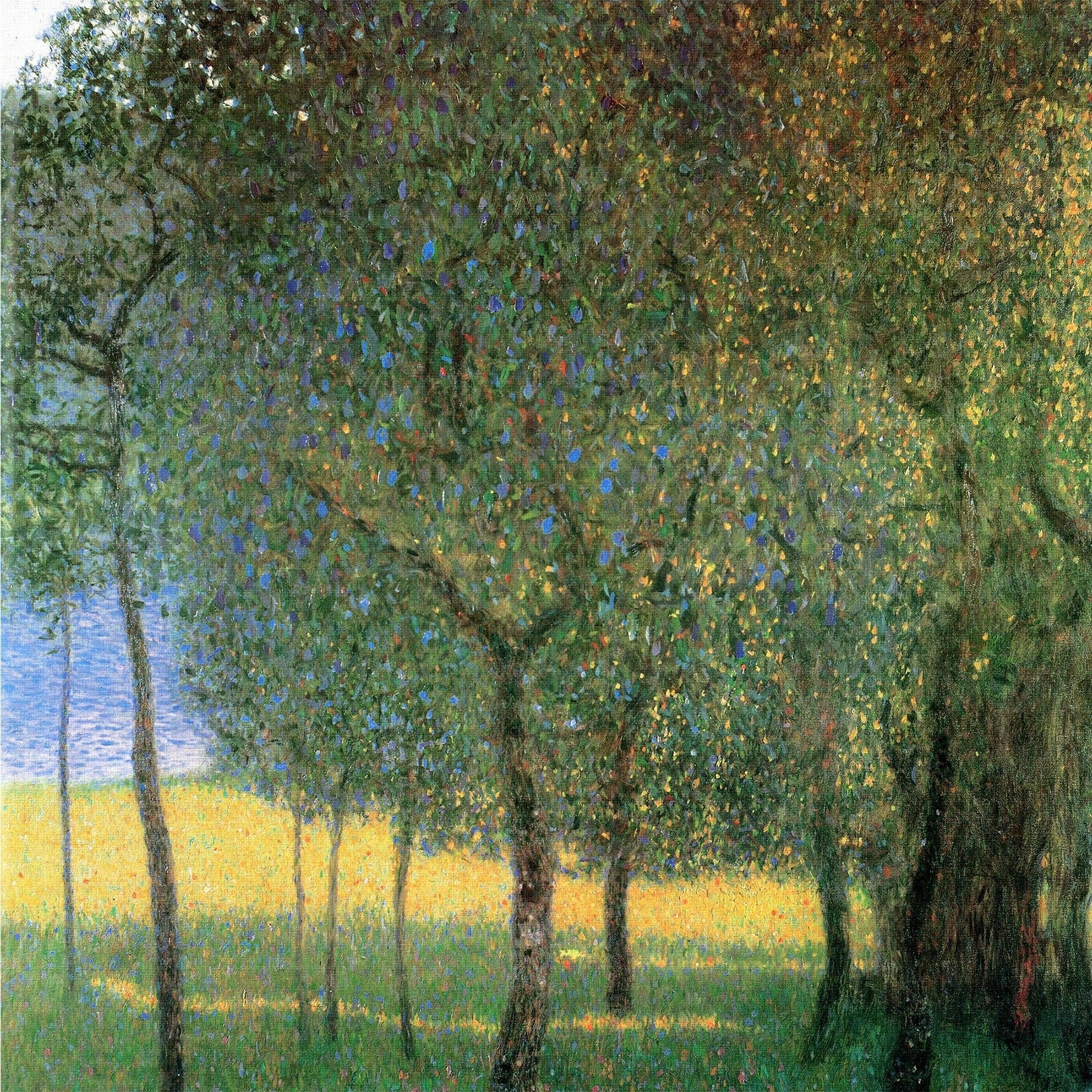 Gustav Klimt'in 50 Ünlü Tablosu – Manzaralar, Doğa, Ağaçlar ve Bahçeler
