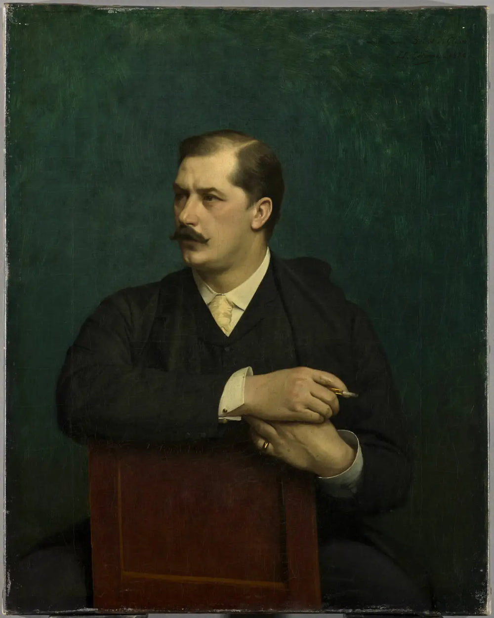 Reproduction du tableau « Le Baron Alphonse Delort de Gléon - Jean-Léon Gérôme » par Alpha Reproduction en peinture à l’huile