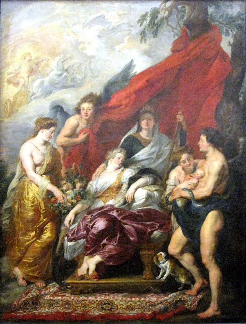 Fontainebleau'da Louis XIII'ün doğumu 27 Eylül 1601 - Peter Paul Rubens