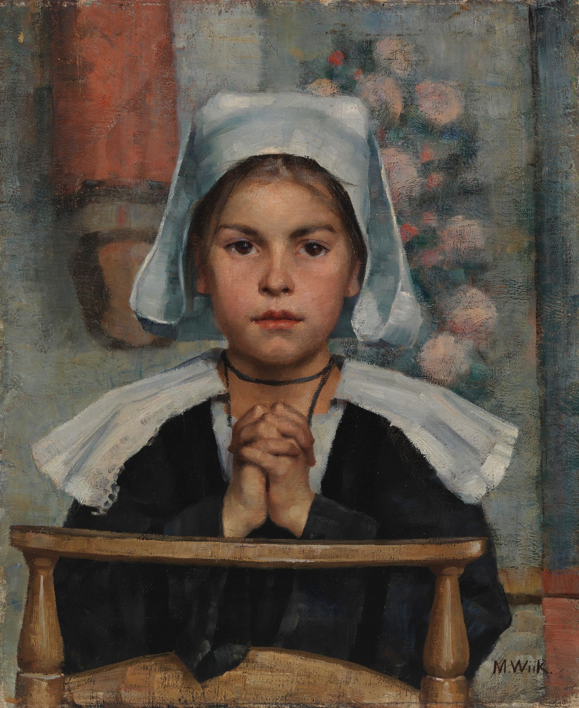 À l’église, Maria Wiik, 1884