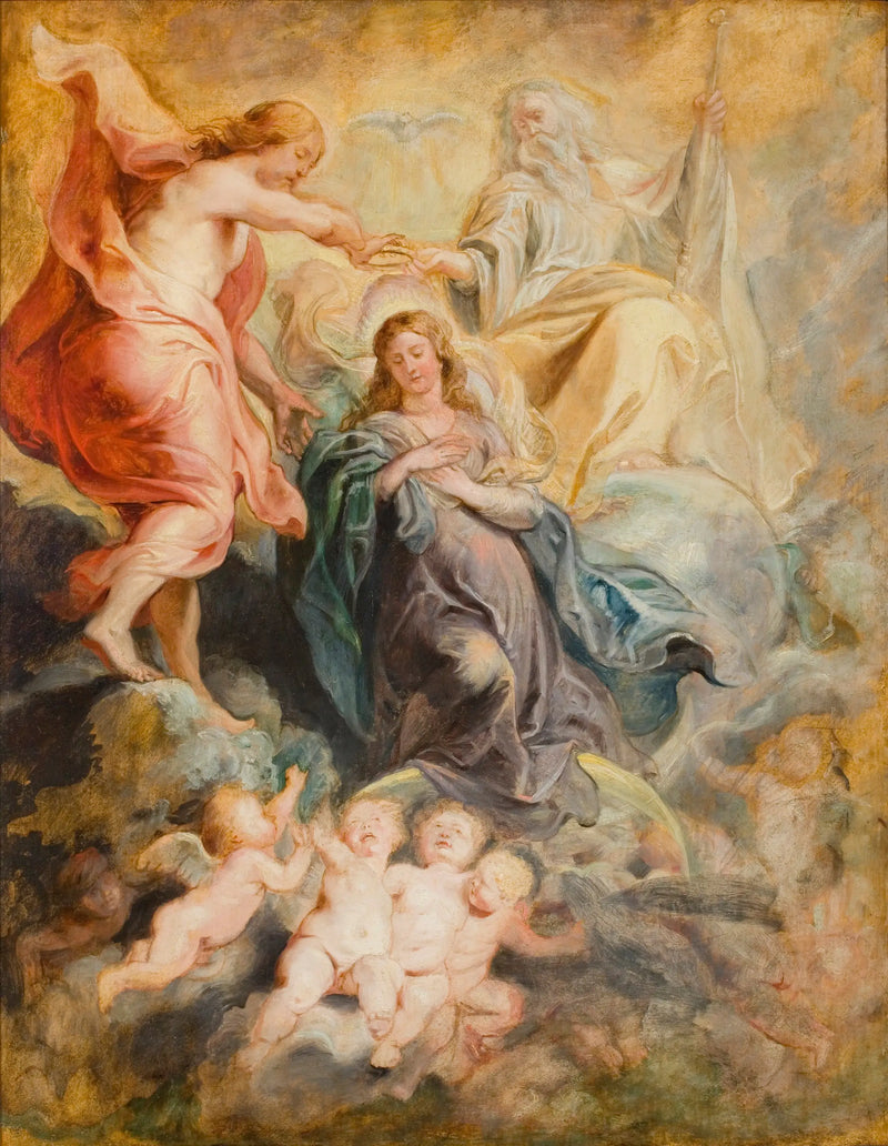 Meryem Ana Taç Giydirme - Peter Paul Rubens