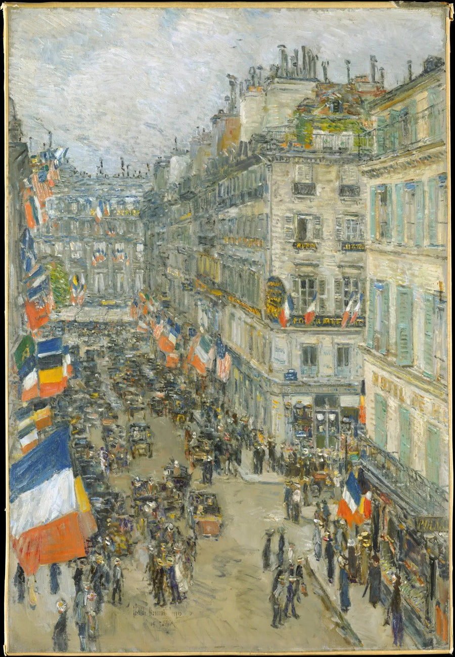 14 Temmuz, Daunou Caddesi, 1910 - Childe Hassam