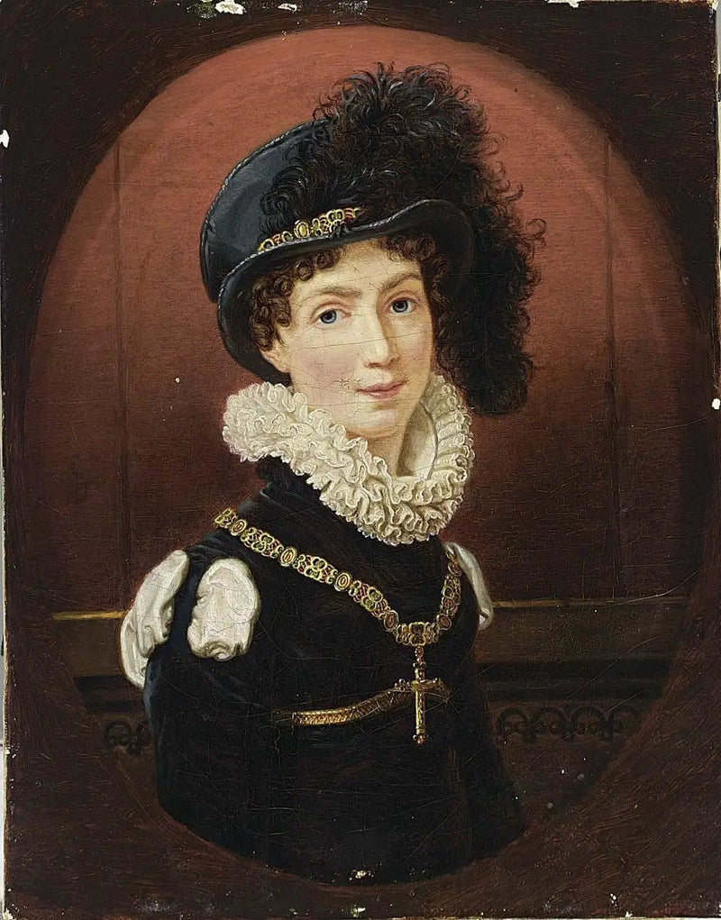 Amélie de Leuchtenberg, Brezilya'nın gelecekteki imparatoriçesi (1812-1873) - Joseph Karl Stieler