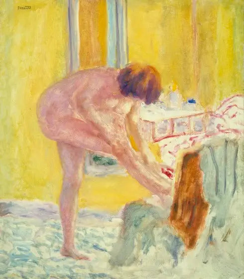 Sarı arka planda - Pierre Bonnard