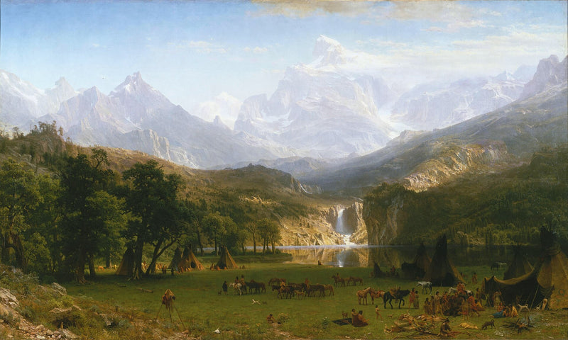 Les Montagnes Rocheuses, Lander’s Peak - Albert Bierstadt