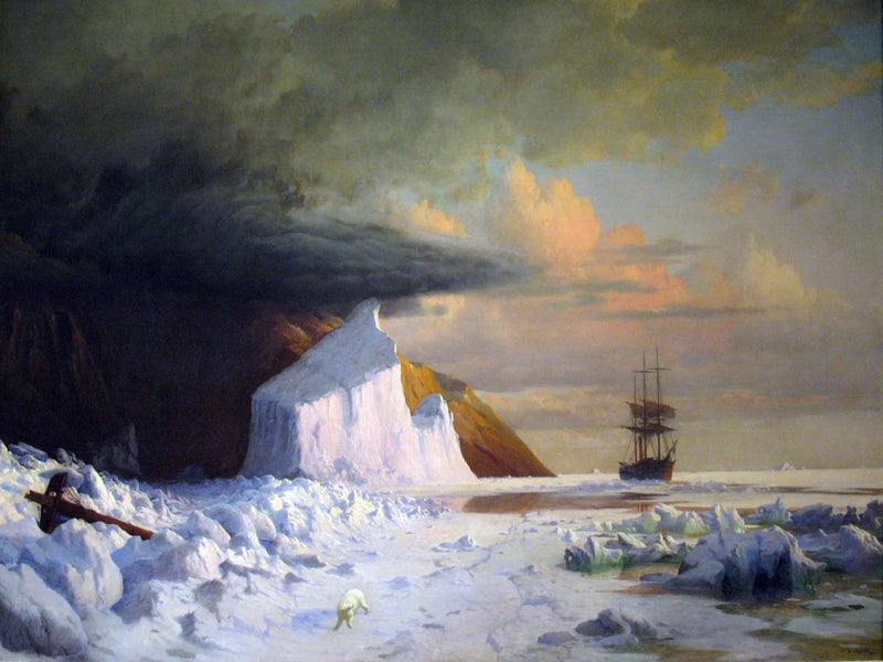 Arktik Yaz: Melville Körfezi'nde Buzul Kırma - William Bradford