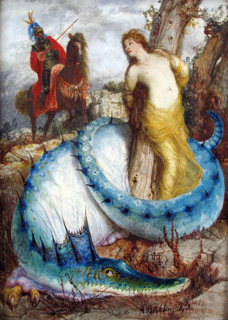 Roger Angelica'yı Serbest Bırakıyor - Arnold Böcklin