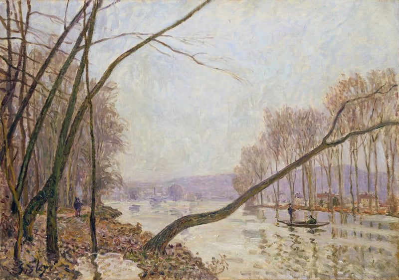 Sonbaharda Seine Kenarı - Alfred Sisley