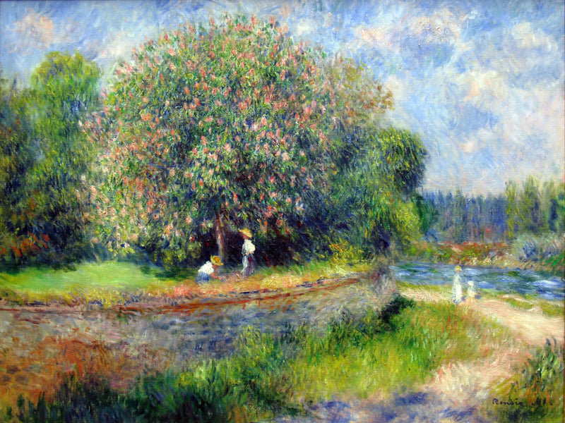 Çiçek Açan Kestane Ağacı - Pierre-Auguste Renoir