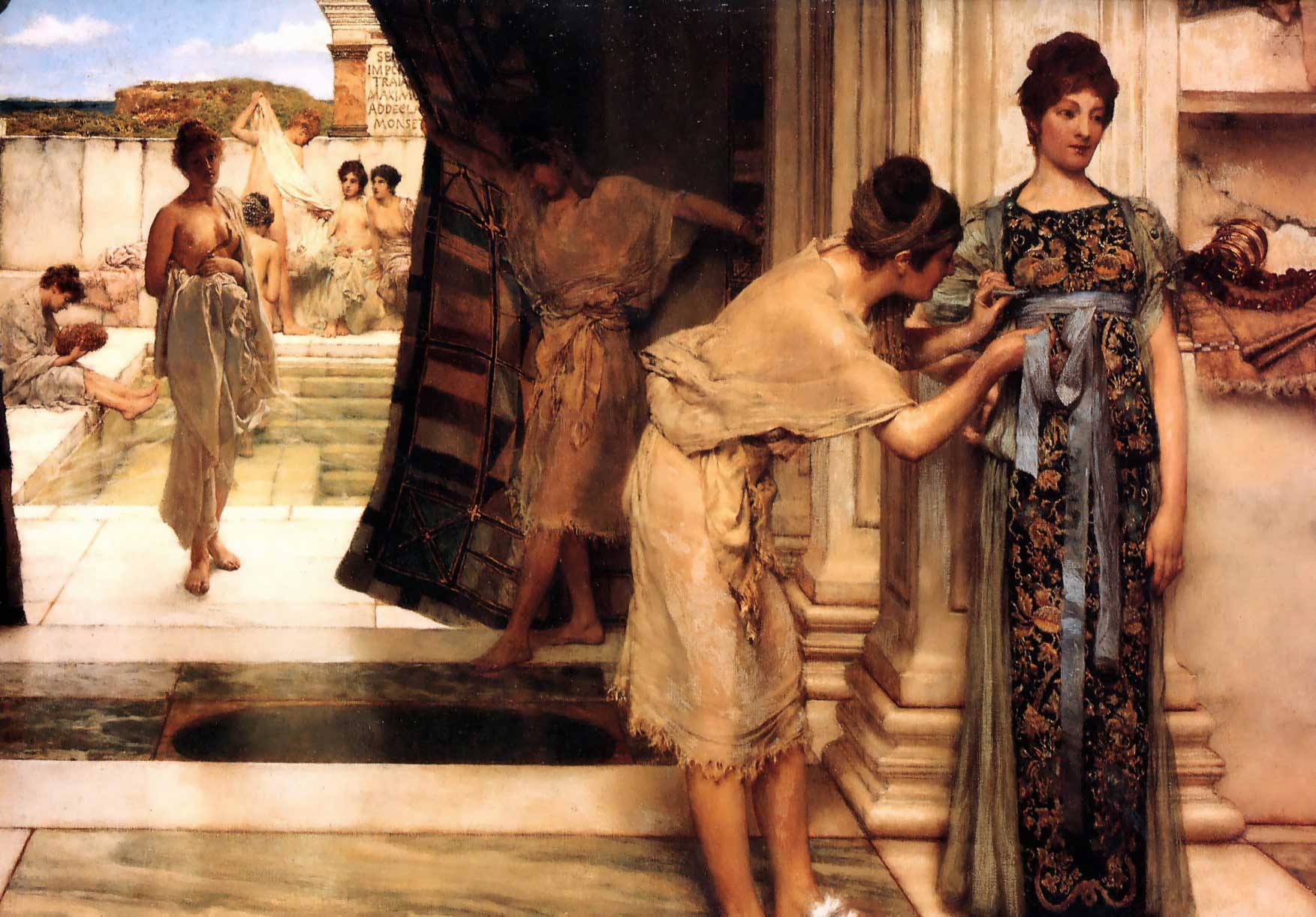 Le Frigidarium - Lawrence Alma-Tadema