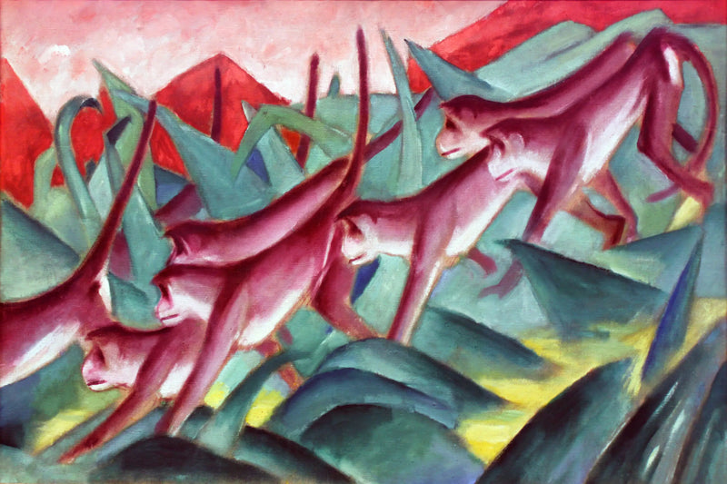 Maymunlar Frizi - Franz Marc