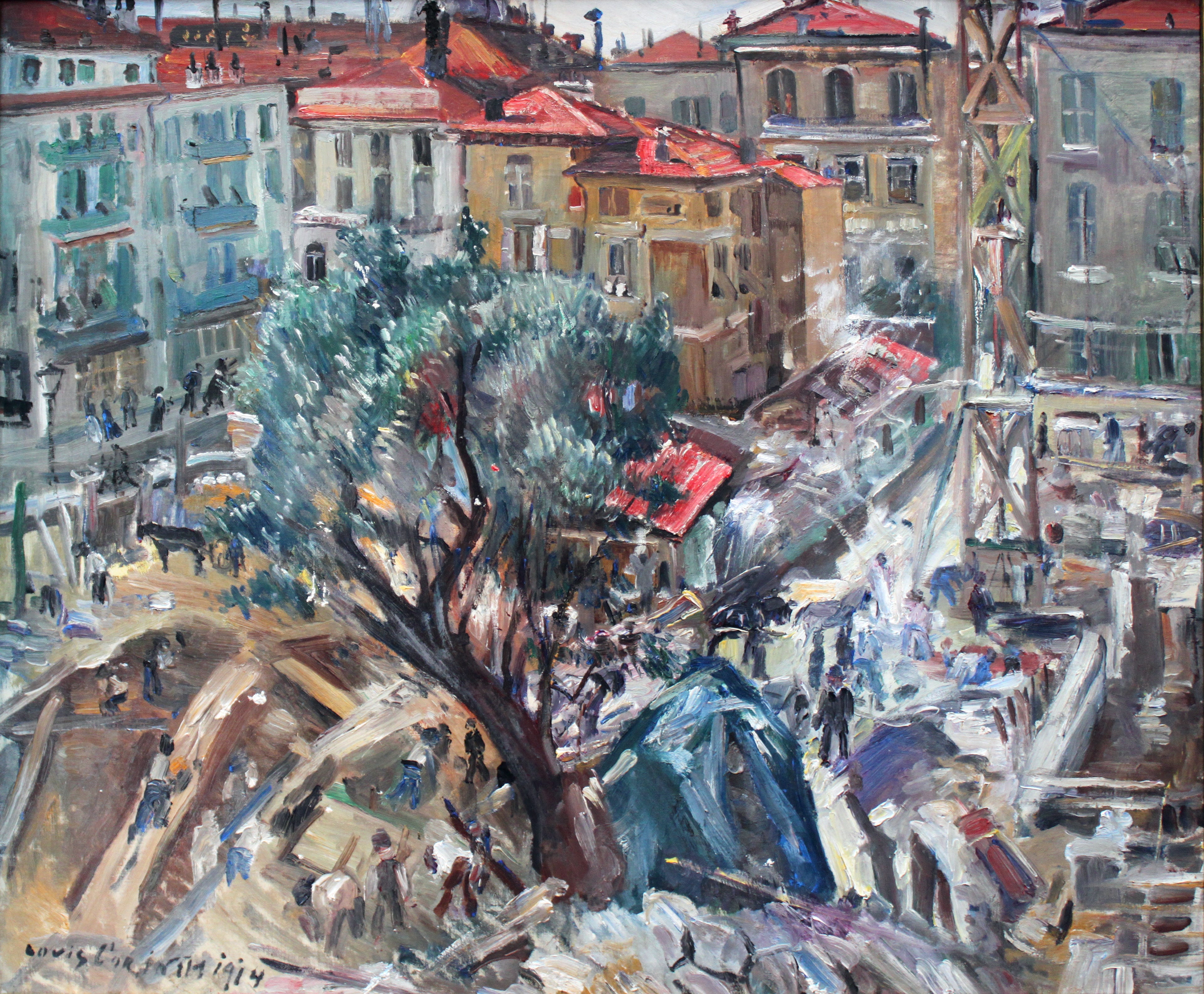 Nouvel immeuble à Monte Carlo - Lovis Corinth