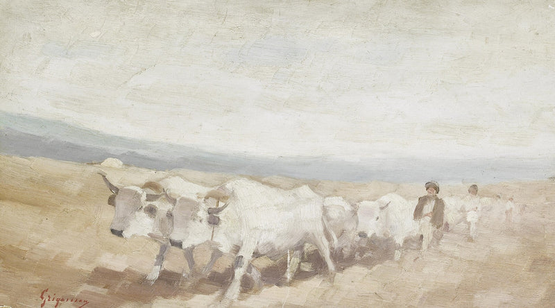 Le Char à bœufs - Nicolae Grigorescu