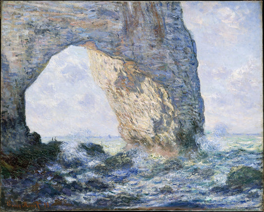 🎨 La Manneporte (Étretat) – Claude Monet, 1883