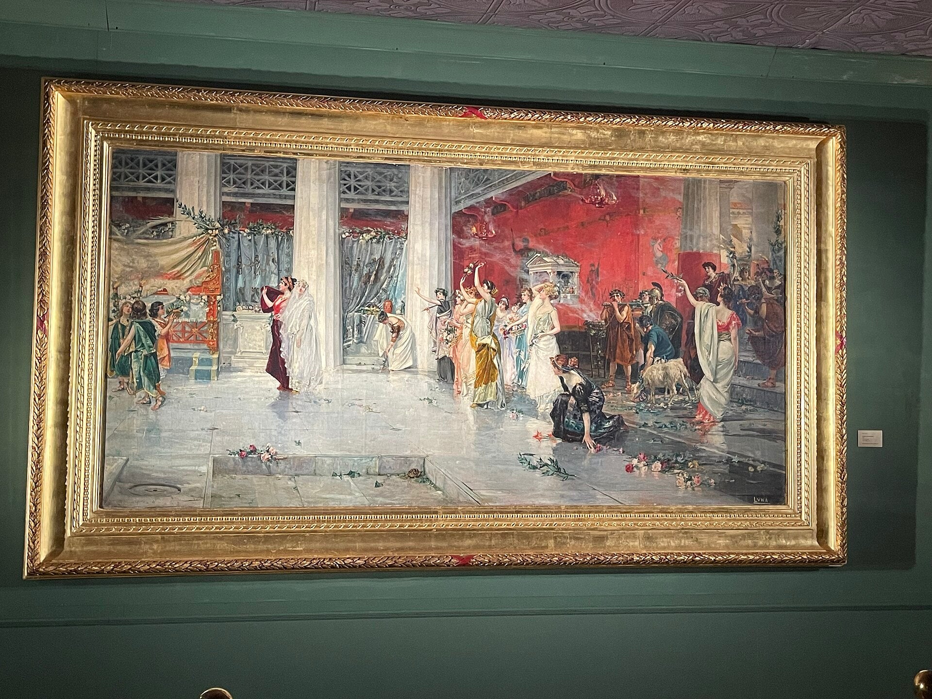 Hymen, ô Hyménée ! — Juan Luna, 1889, Huile sur toile