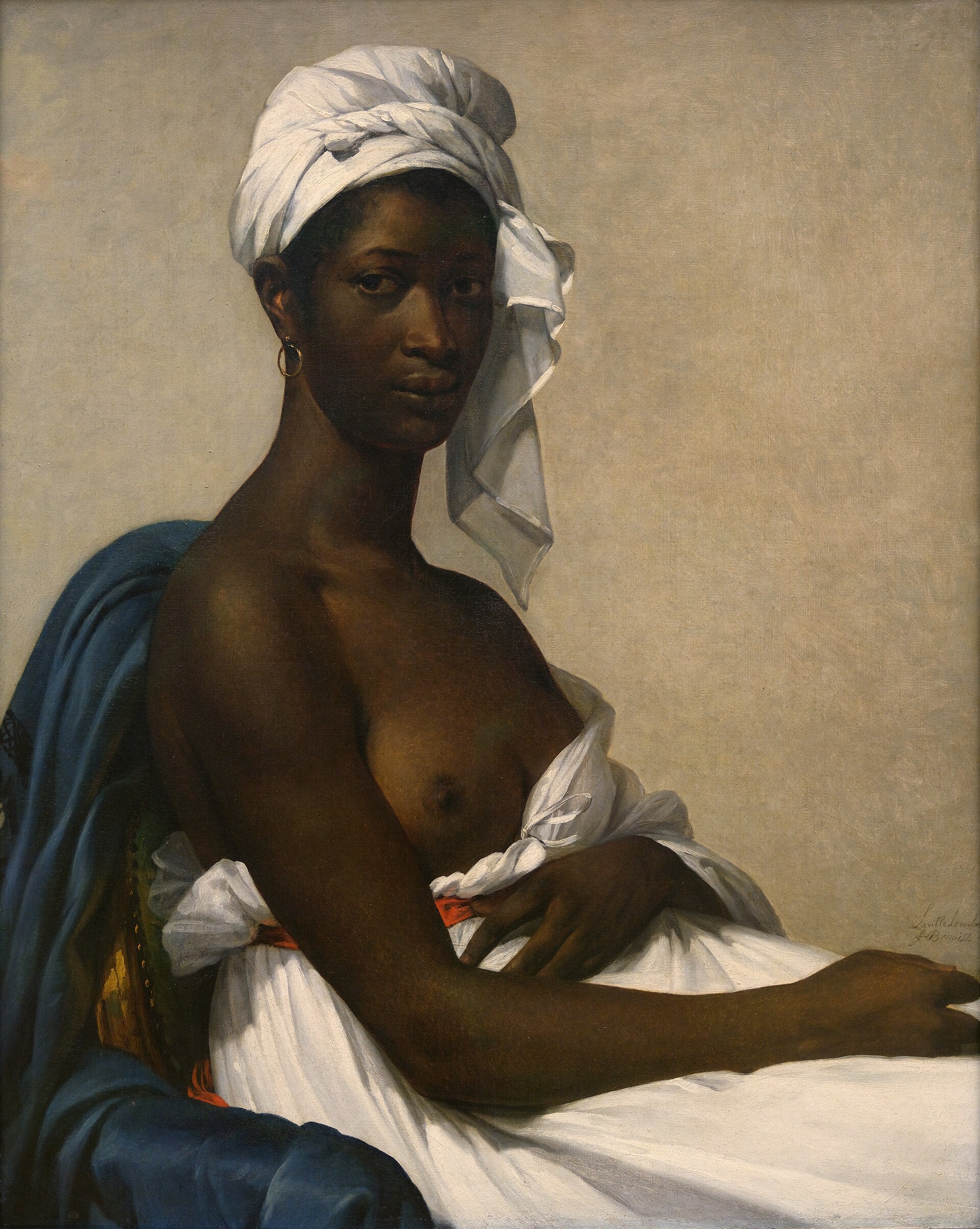 Portrait d’une femme noire - Marie-Guillemine Benoist