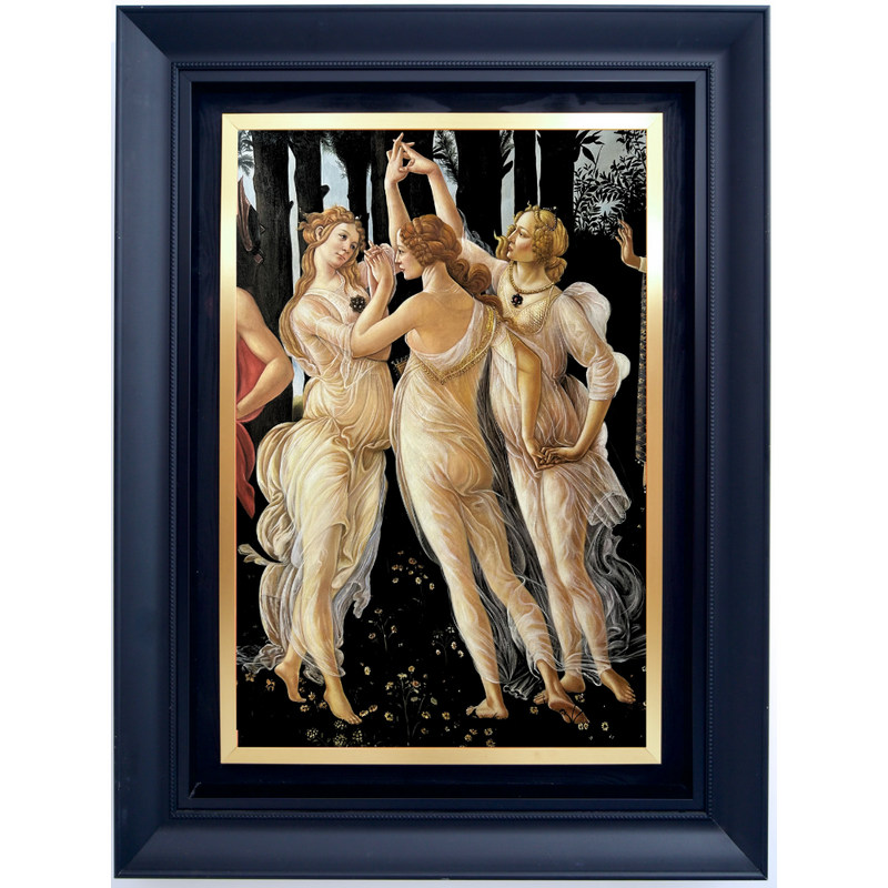 Üç Graces. Detay: Bahar – Sandro Botticelli