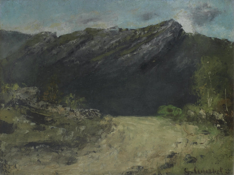 Jura Manzarası - Gustave Courbet