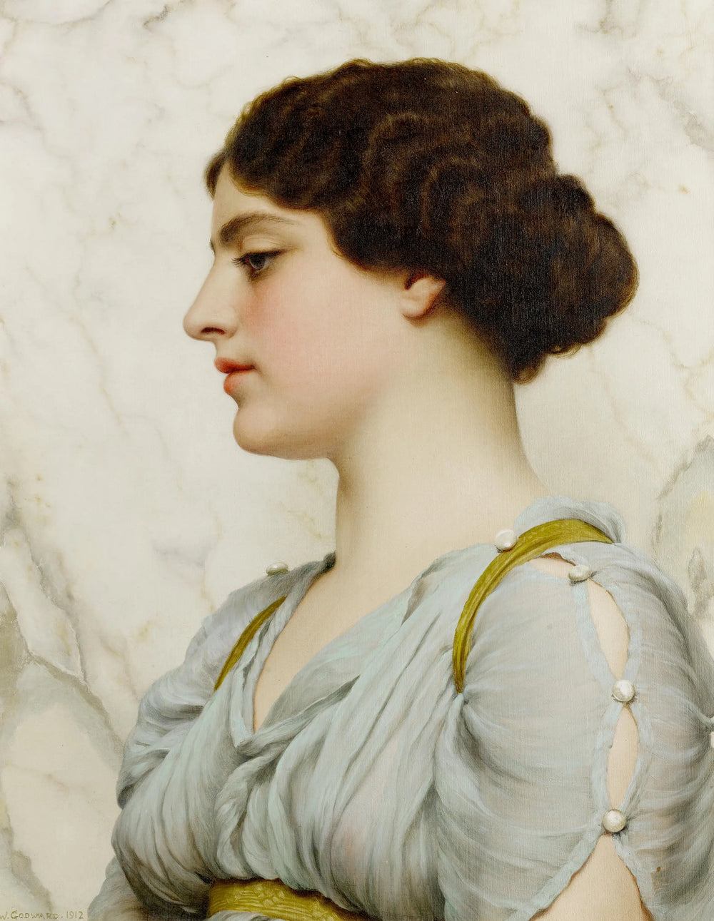 Une beauté romaine - John William Godward - Alpha Reproduction