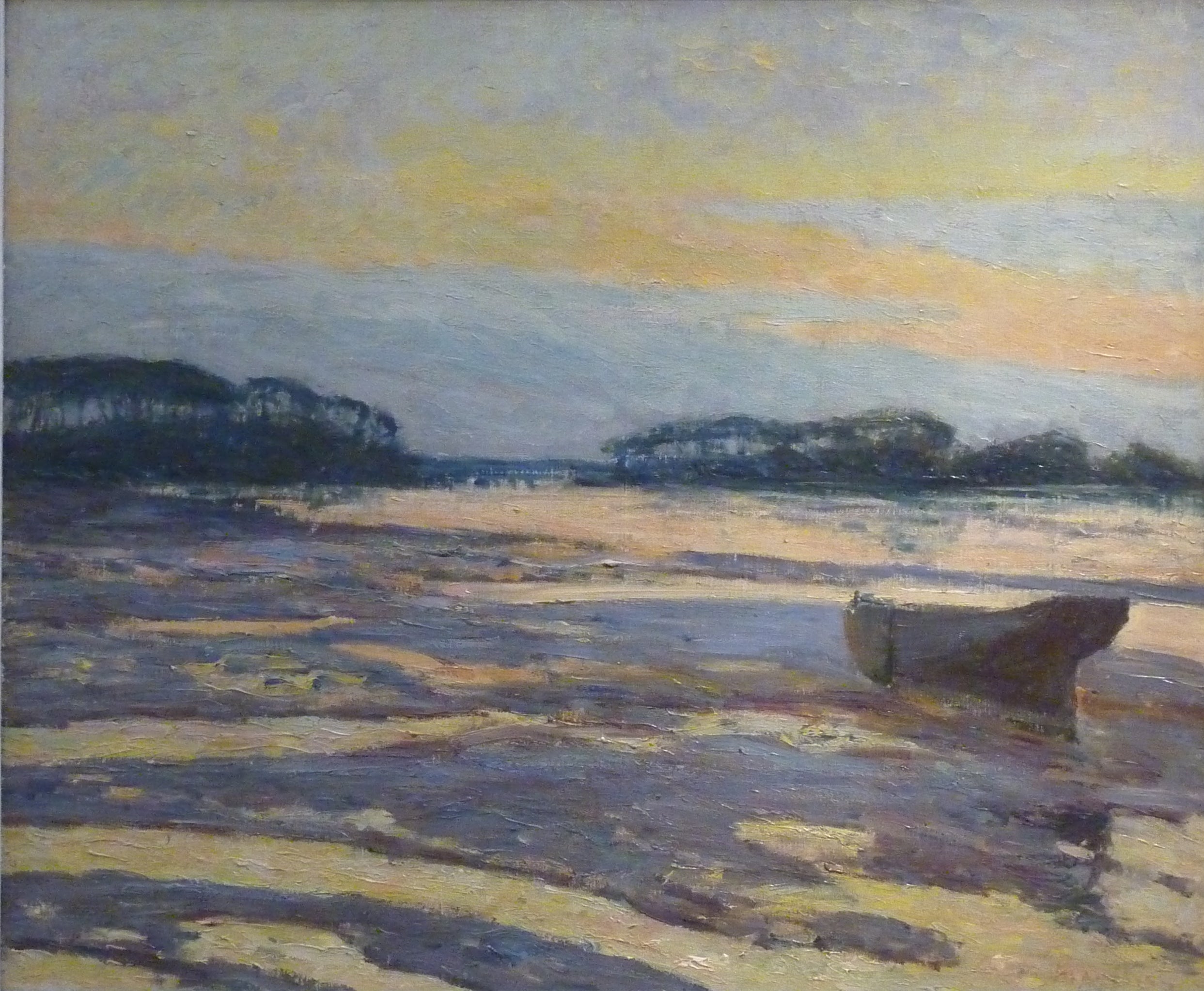 Crépuscule jaune sur les vasières, Loctudy - Maxime Maufra