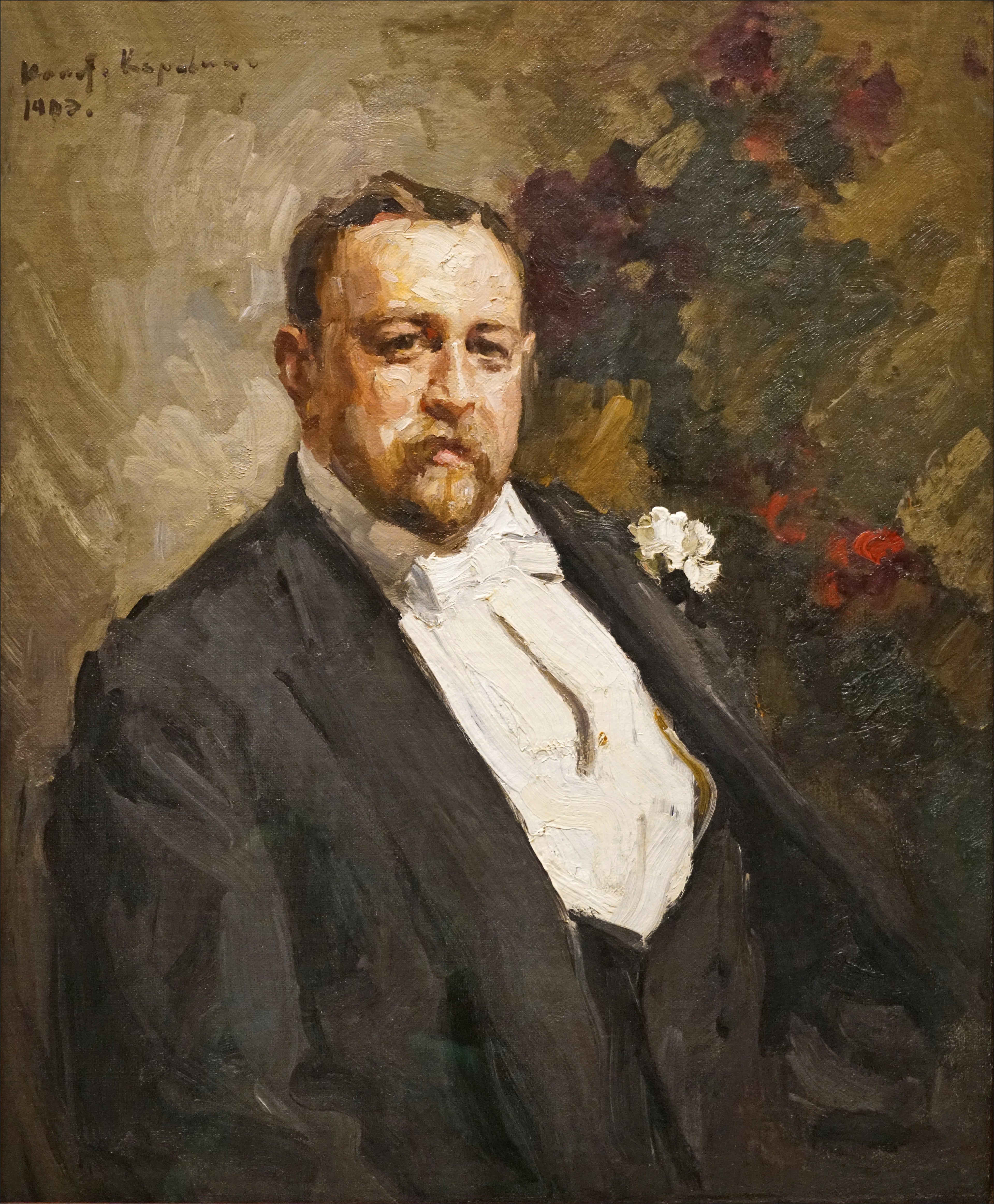 Portrait d'Ivan Morosov - Konstantin Korovin