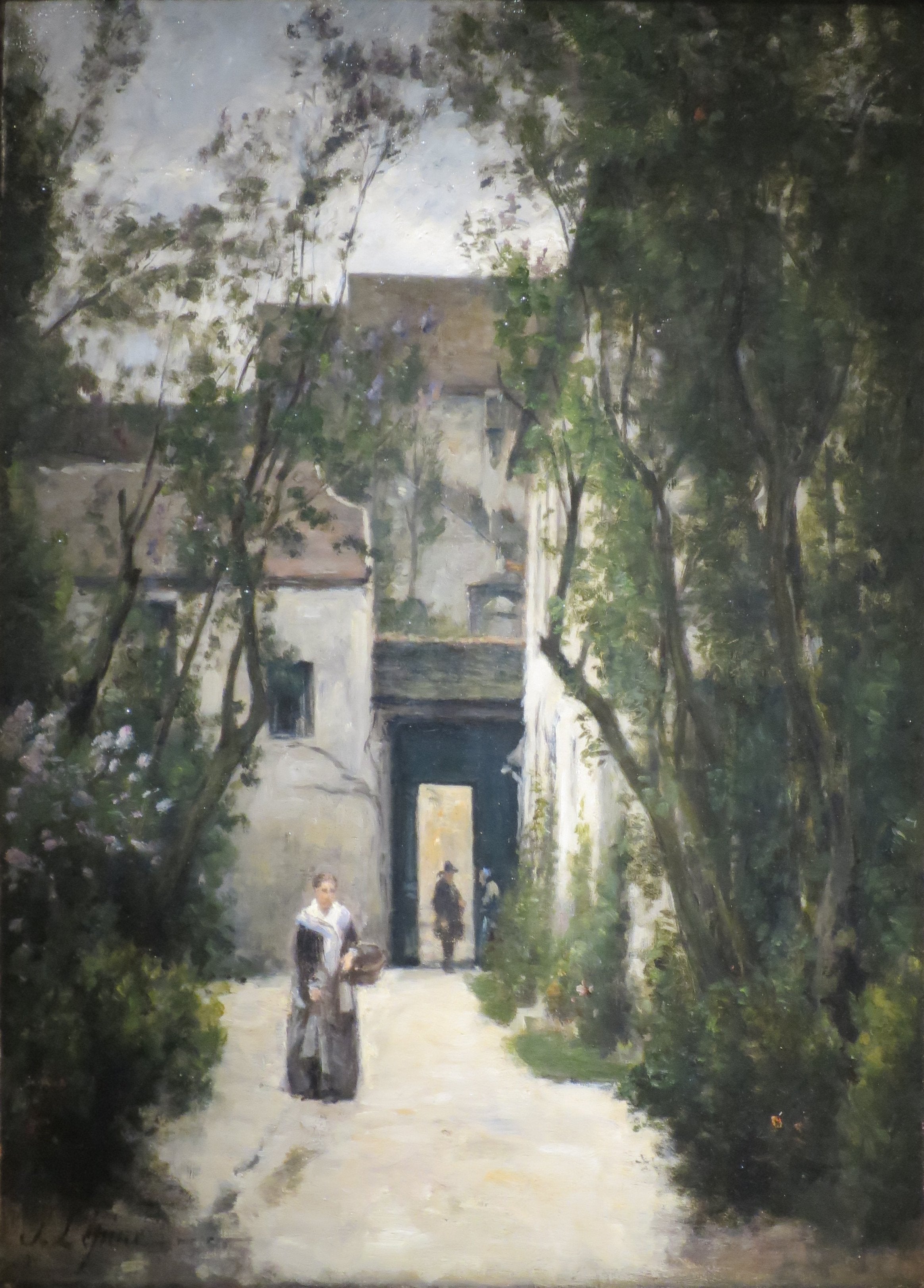 Montmartre. Une cour rue de la Fontenelle - Stanislas Lépine
