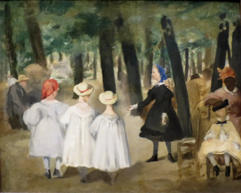 Tuileries'deki Çocuklar - Édouard Manet