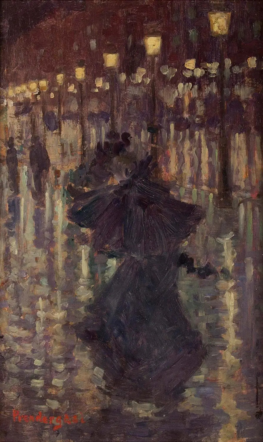 Douche du soir Paris - Maurice Prendergast - Alpha Reproduction