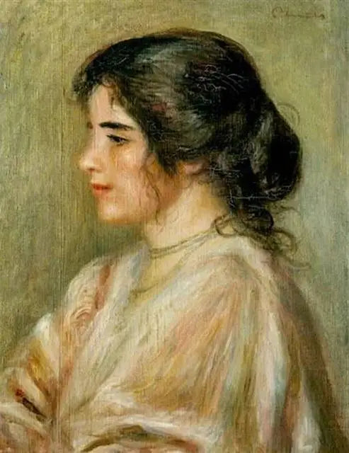 Profilde Gabrielle - Pierre-Auguste Renoir