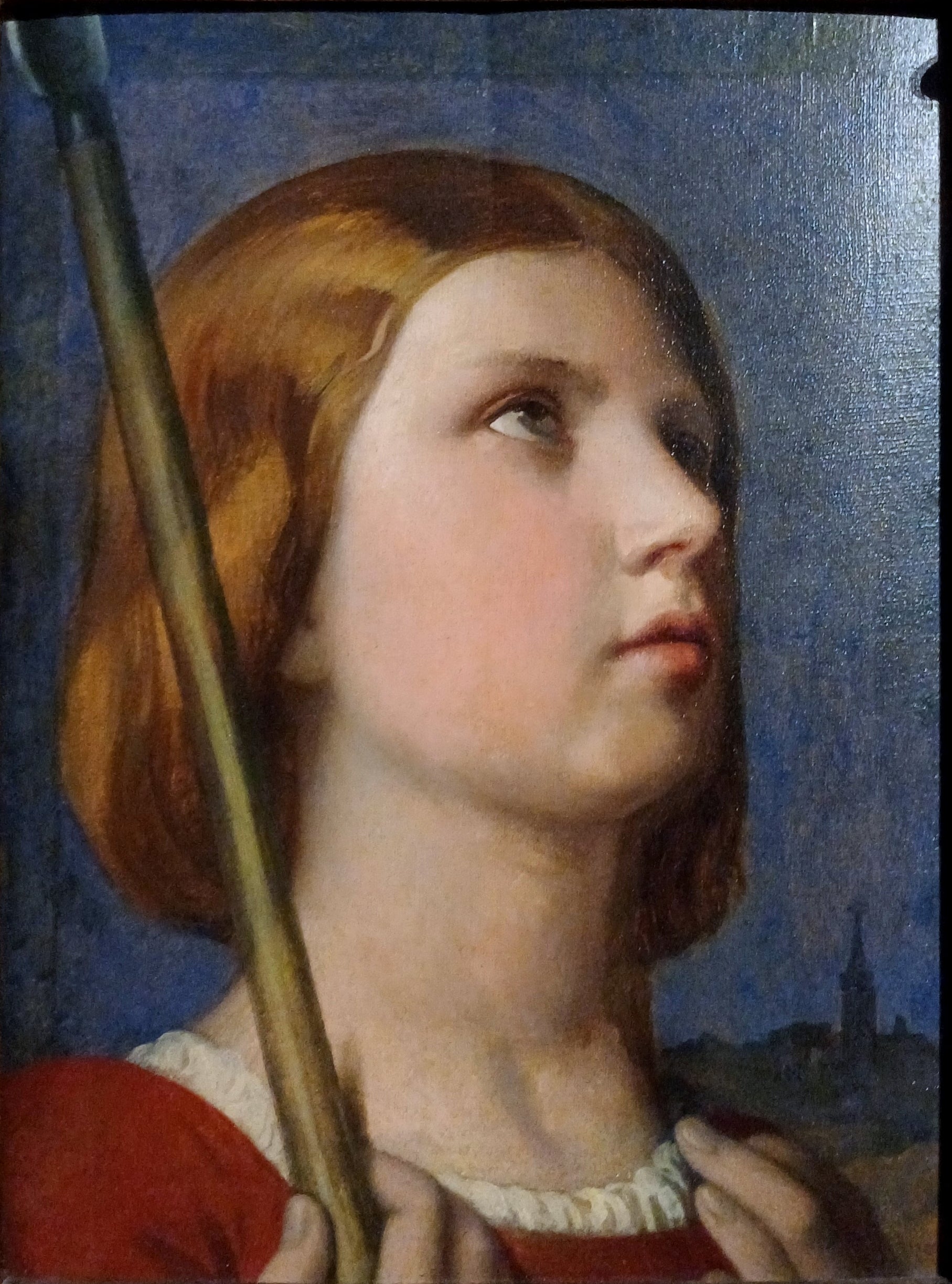 Jeanne d'Arc'ın ekstazdaki başı - Jean-Auguste-Dominique Ingres